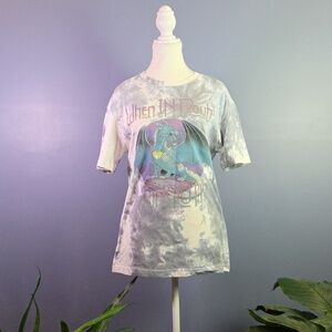 Otto By Kris Teal & Purple Dragon Tie-Dye Short Sleeve Tee Discontinued